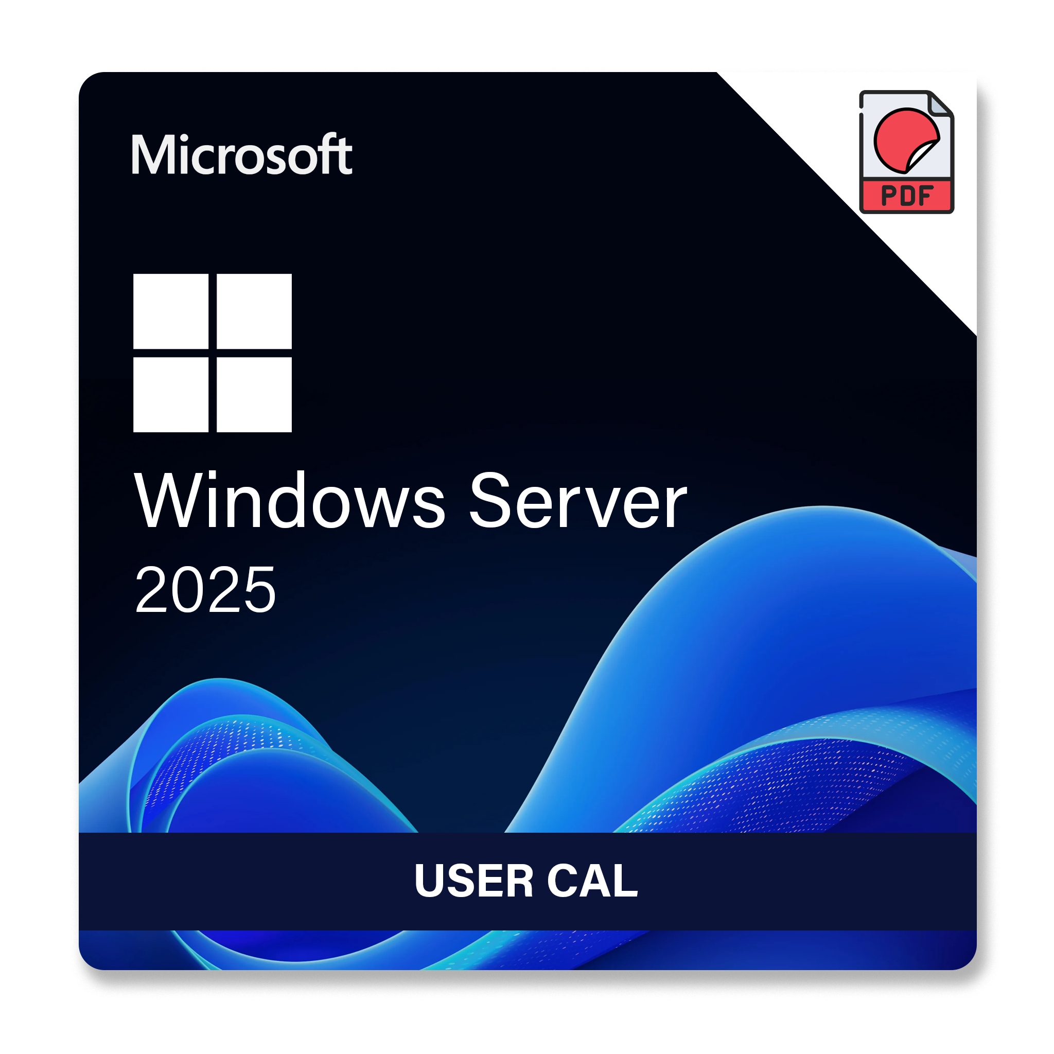 CAL Utilisateurs (USER CAL) pour Windows Server 2025