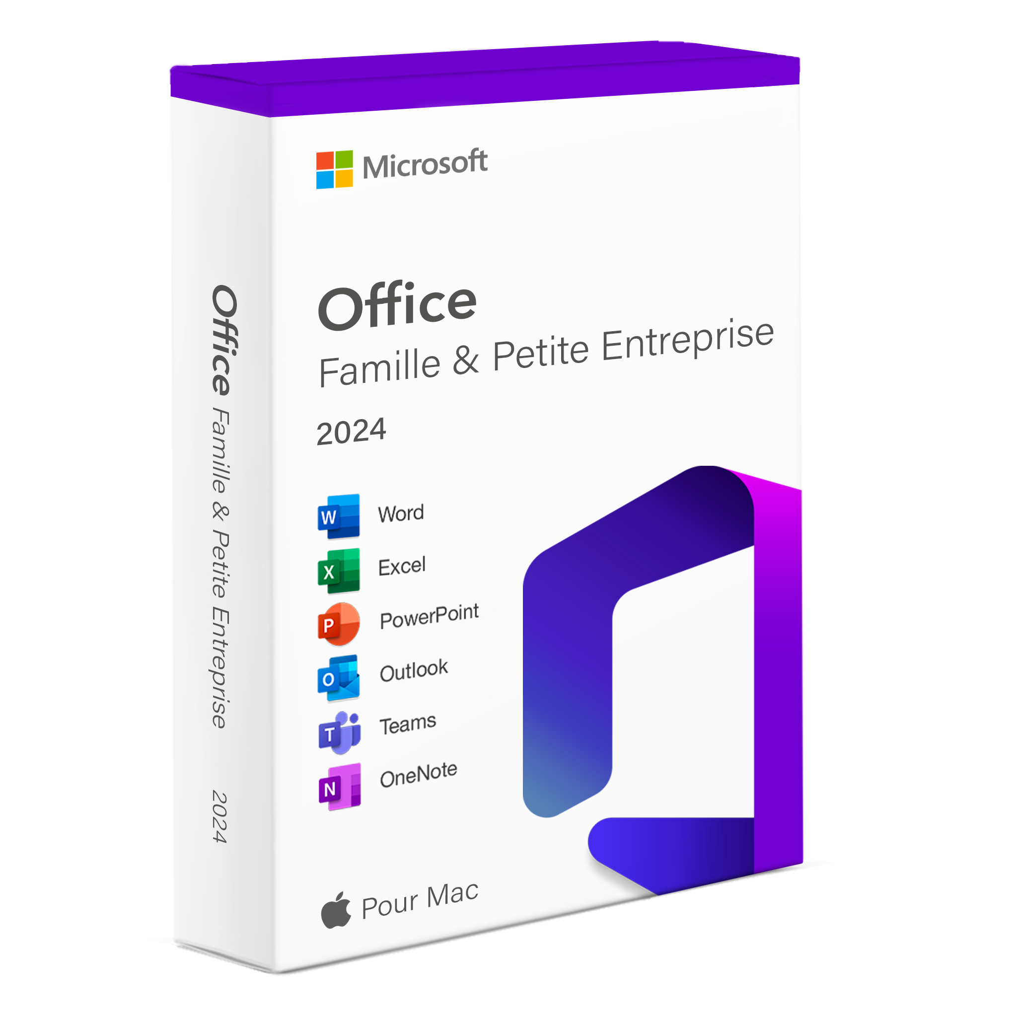 Microsoft Office 2024 Famille et Petite Entreprise, MAC